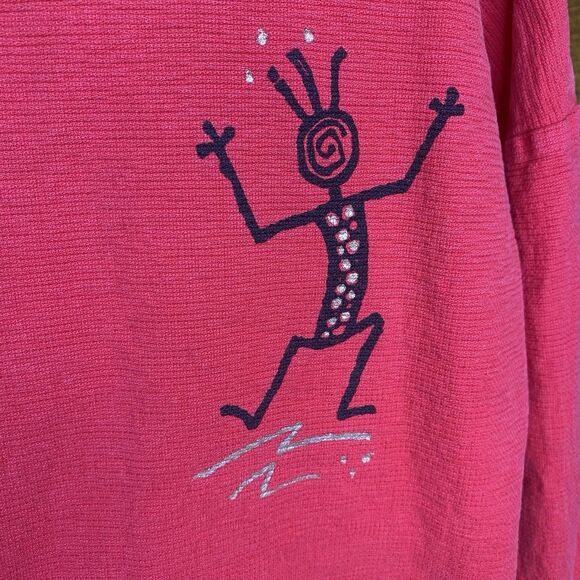 Vintage 94’ 4 Fun Graphic Pocahontas Central Park Long Sleeve Pullover. Medium. - Picture 11 of 16